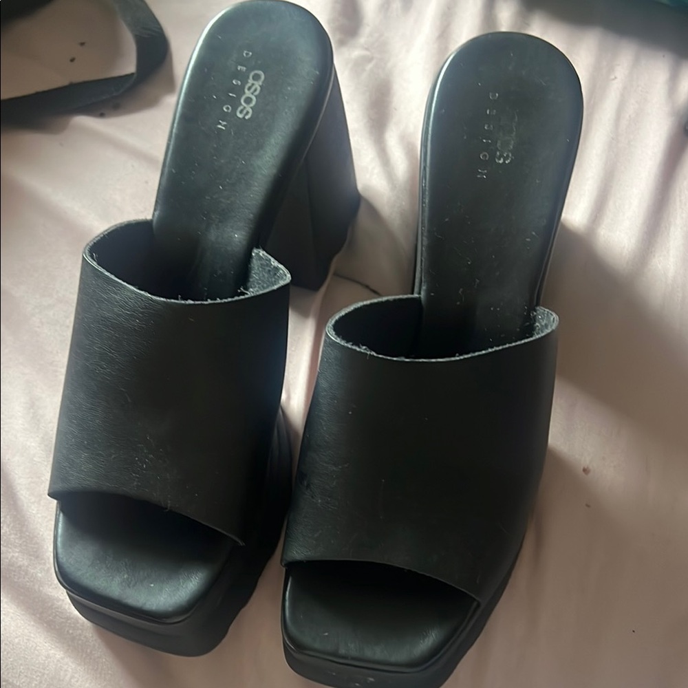 Black Women's Platform Sandals